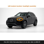 Fits 2017-2021 Mercedes-Benz C, E, G, GLC, GLE, S, AMG GT, LED module location in headlight