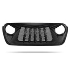 Matte Black Vader Grille for Jeep Wrangler JL JT 2018 - 2023 - GENSSI Grille