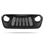 Matte Black Vader Grille for Jeep Wrangler JL JT 2018 - 2023 - GENSSI Grille