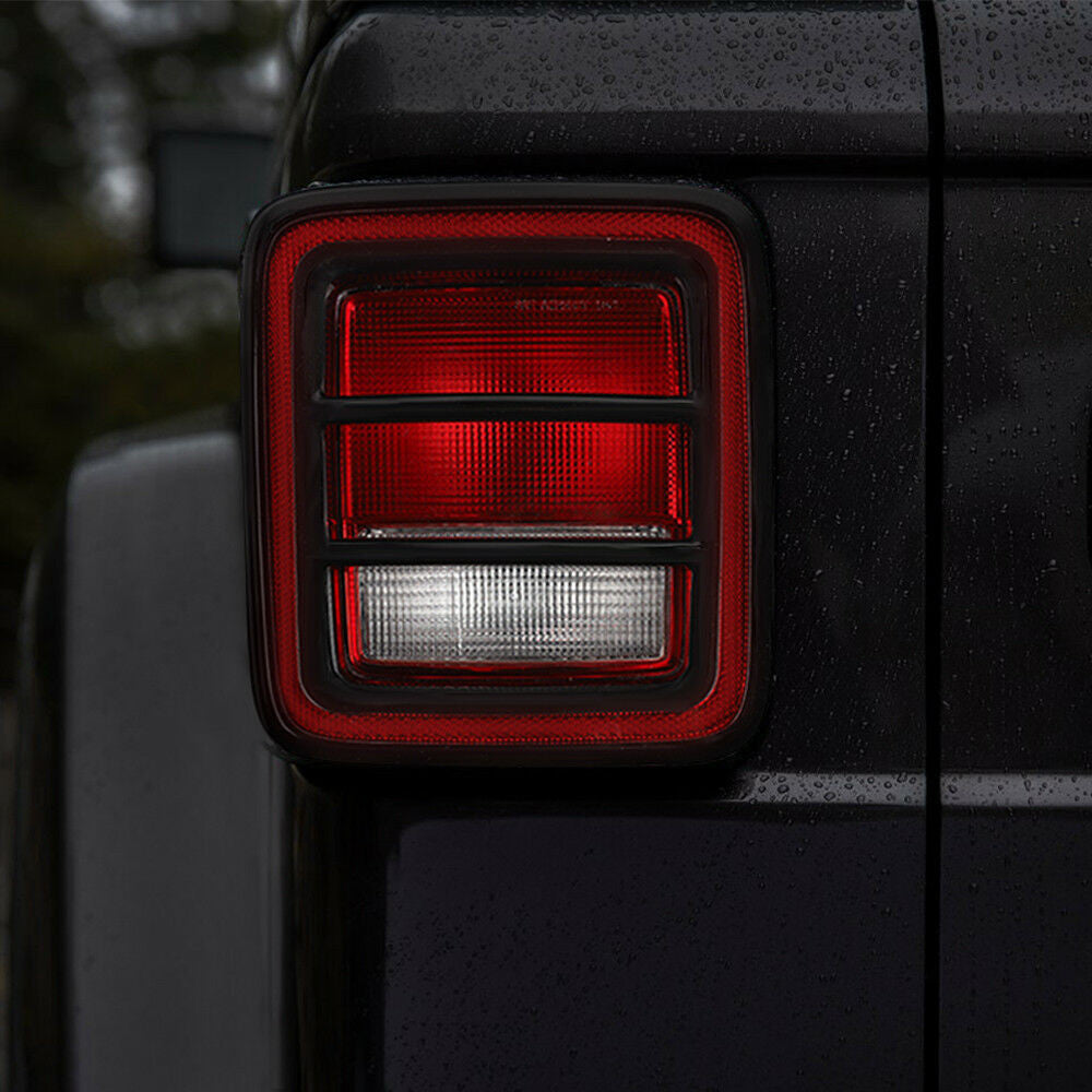 Metal Rear Tail Light Lamp Protector Trim Cover For Jeep Wrangler JL (2018-2023) Exterior Part
