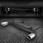 4" OD Round Muffler Tip Axle Back Exhaust System for Jeep Wrangler JK (2012 - 2018) 3.6L Engine - GENSSI Performance