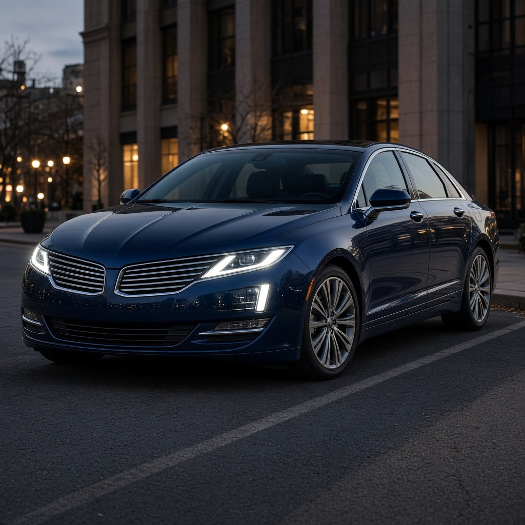 2013-2016 Lincoln MKZ with LED headlights installed