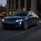 2013-2016 Lincoln MKZ with LED headlights installed