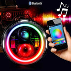 7 Inch HALO RGB Chasing Projector LED Motorcycle Headlight - GENSSI Lighting