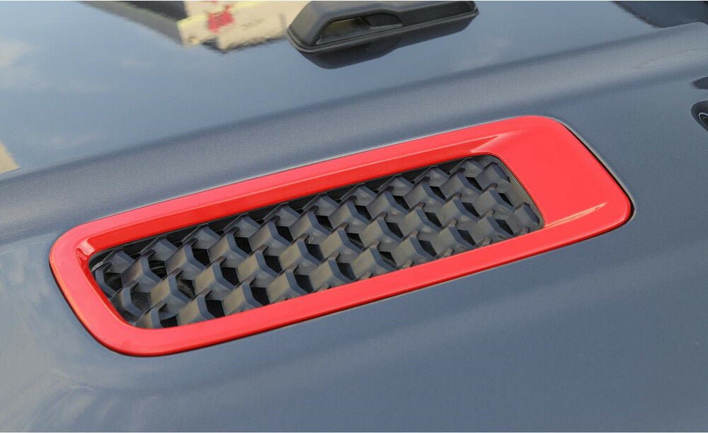 Hood Vents Panel Cover Trims for Jeep Wrangler JL 2018 - 2023 Red - GENSSI Exterior Part