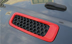 Hood Vents Panel Cover Trims for Jeep Wrangler JL 2018 - 2023 Red - GENSSI Exterior Part
