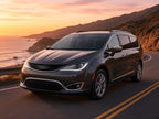 2017-2020 Chrysler Pacifica with black bezel halogen headlights installed