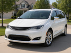 2017-2020 Chrysler Pacifica with chrome bezel halogen headlights installed