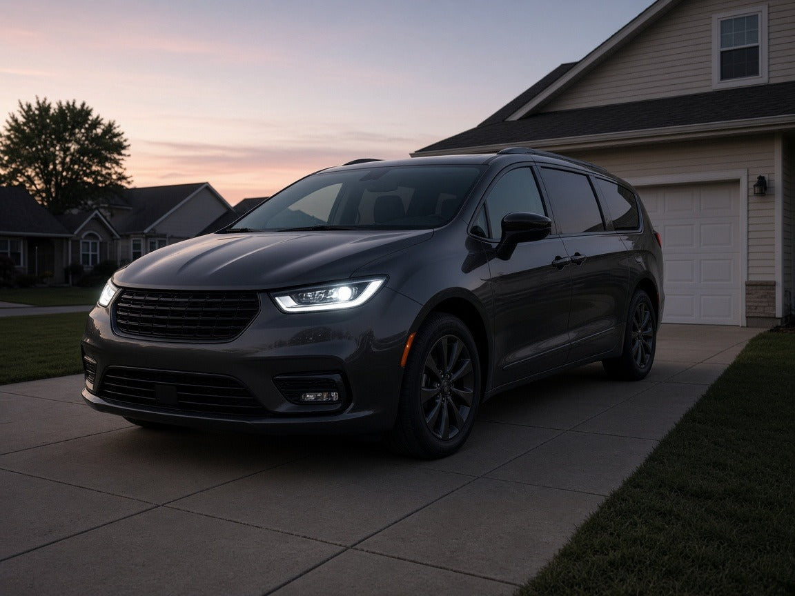 2021-2026 Chrysler Pacifica with LED headlights installed