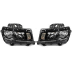 Black Halogen headlights pair front view for 2014-2015 Chevrolet Camaro LS LT SS