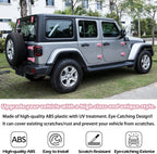 Pink Exterior Door Hinge Cover Trims Set for 2018 - 2023 Jeep Wrangler JL JLU - GENSSI Exterior Part