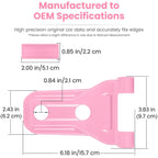 Pink Door And Engine Hood Hinge Cover Trim for Jeep Wrangler JL JLU JT 2018 - 2023 - GENSSI Exterior Part