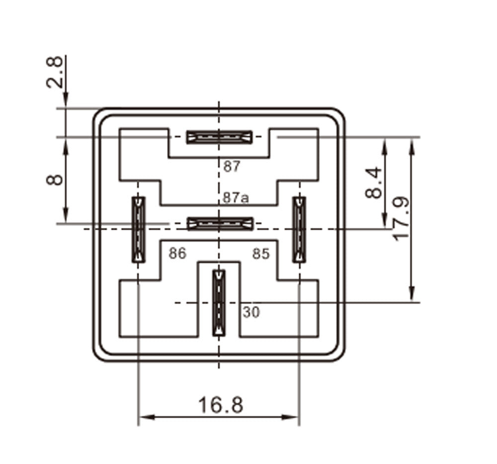 5 Pin Automotive 30A/40A Relay 12V (Pack of 5) Electrical