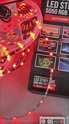 LED Strip Light Kit 32ft RGB Color Changing with Power Supply Remote
