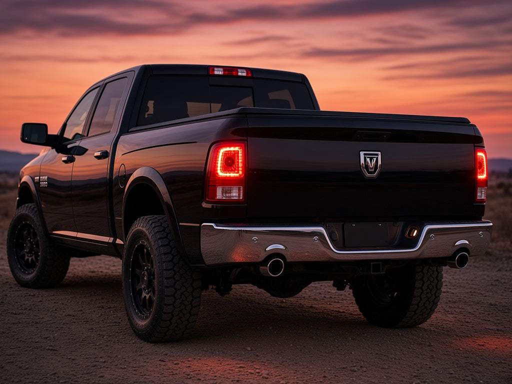 Ram 1500 2500 3500 (2013-2018) with LED tail lights installed