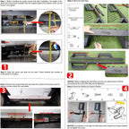 Running Boards Sides Steps for 2018 - 2024 Jeep Wrangler JL and Unlimited 4 - Door - GENSSI Exterior Part