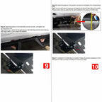 Running Boards Sides Steps for 2018 - 2024 Jeep Wrangler JL and Unlimited 4 - Door - GENSSI Exterior Part