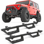 Running Boards Sides Steps for 2018 - 2024 Jeep Wrangler JL and Unlimited 4 - Door - GENSSI Exterior Part