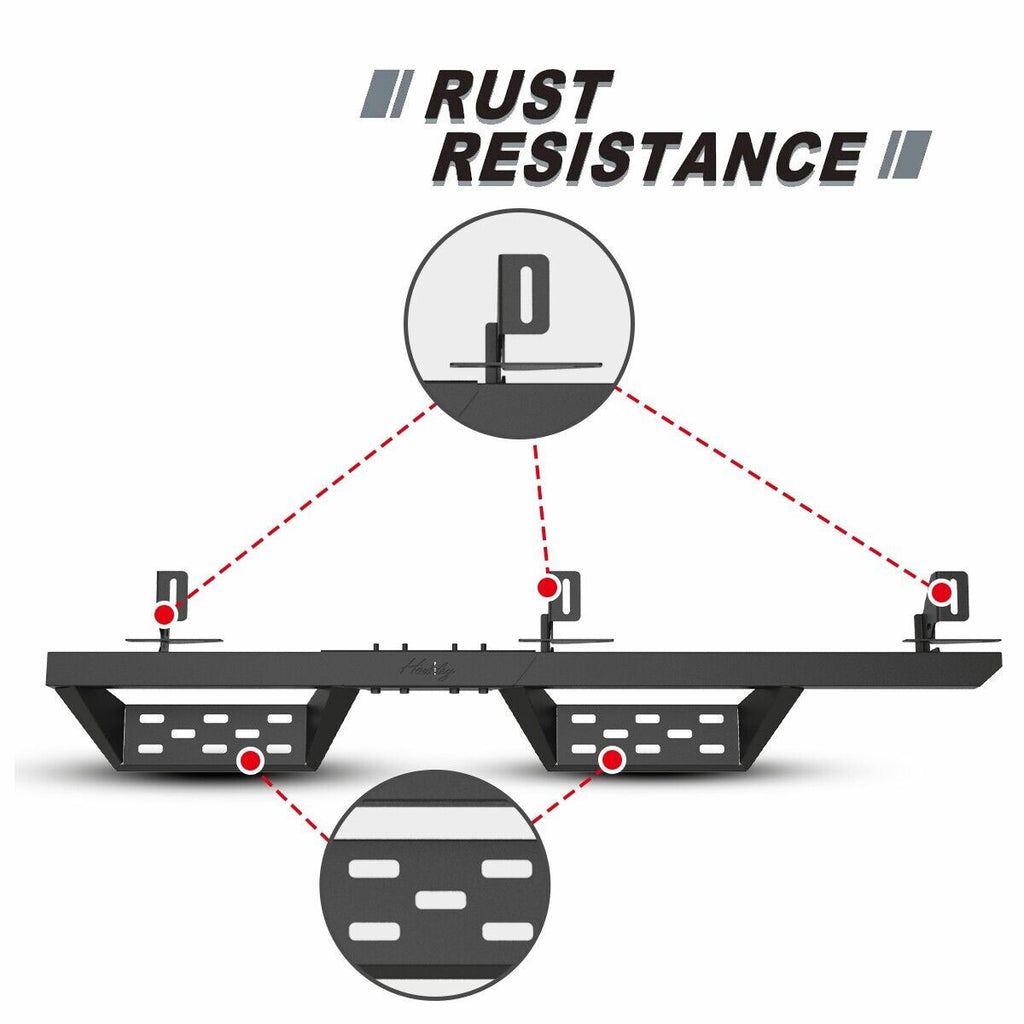 Running Boards Sides Steps for 2018-2024 Jeep Wrangler JL and Unlimited 4-Door Exterior Part