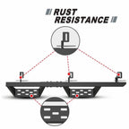 Running Boards Sides Steps for 2018 - 2024 Jeep Wrangler JL and Unlimited 4 - Door - GENSSI Exterior Part