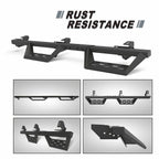 Running Boards Sides Steps for 2018 - 2024 Jeep Wrangler JL and Unlimited 4 - Door - GENSSI Exterior Part