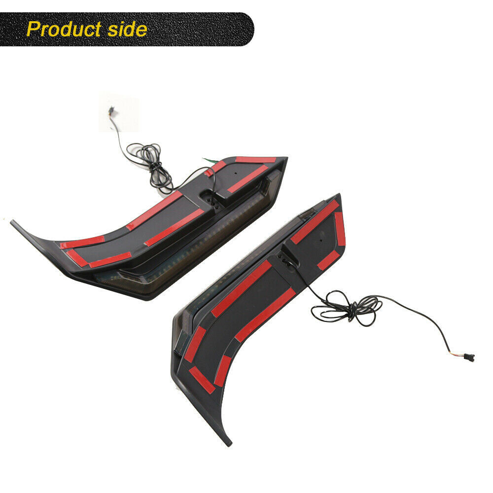 Rear Roof Top Spoiler Wing LED Taillights for Jeep Wrangler JK and JL 2007-2020 Lighting