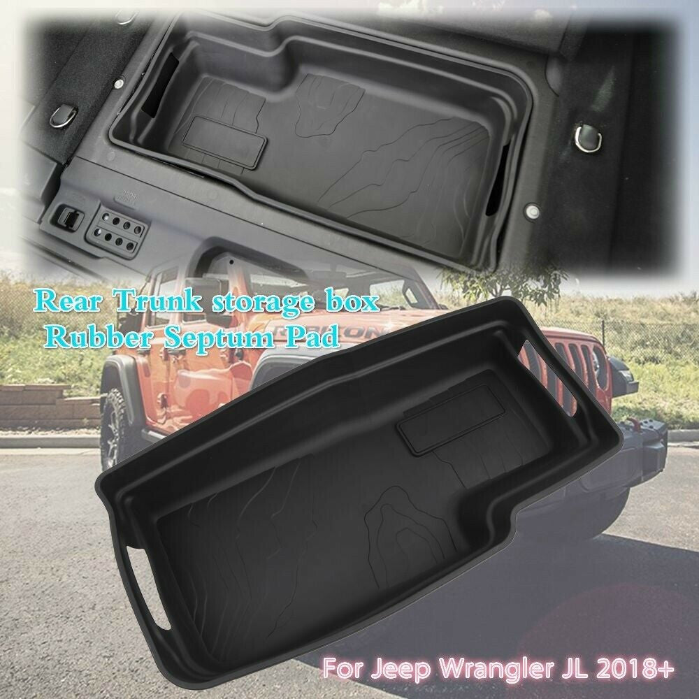 Trunk Storage Cargo Box Compartment Septum Case for Jeep Wrangler JL 2018-2023 Interior Part