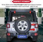 Red Exterior Door Hinge Cover Trims Set for 2018 - 2023 Jeep Wrangler JL JLU - GENSSI Exterior Part