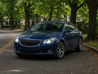 2011 Buick Regal with chrome HID headlights installed