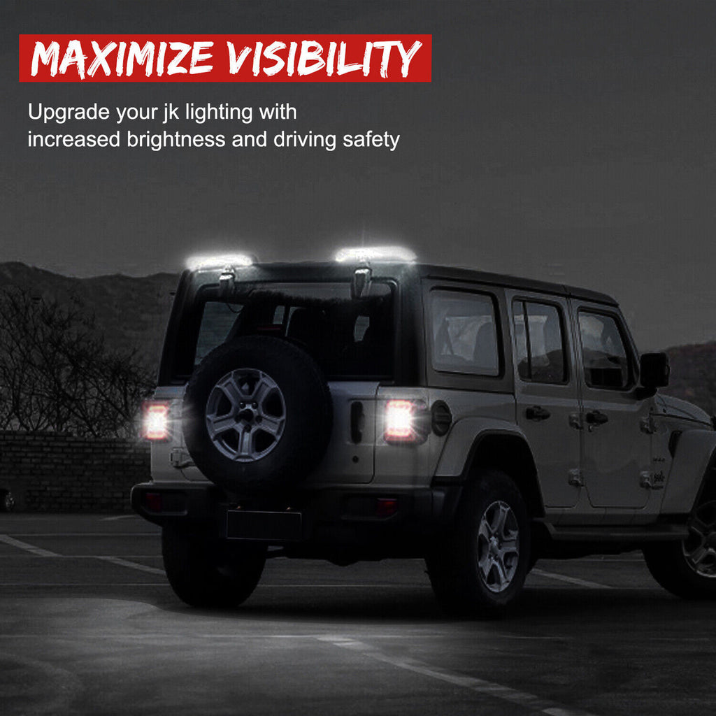 High Roof Mount Brake And Turn Signals LED Lights for 2007-2018 Jeep Wrangler JK JKU Lighting