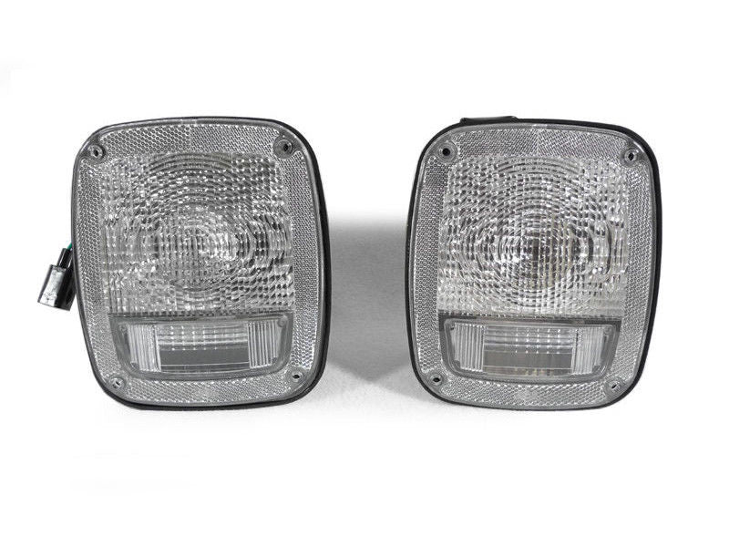 Clear 3pcs Light Set for Jeep Wrangler YJ 1987 - 1993 - GENSSI Lighting