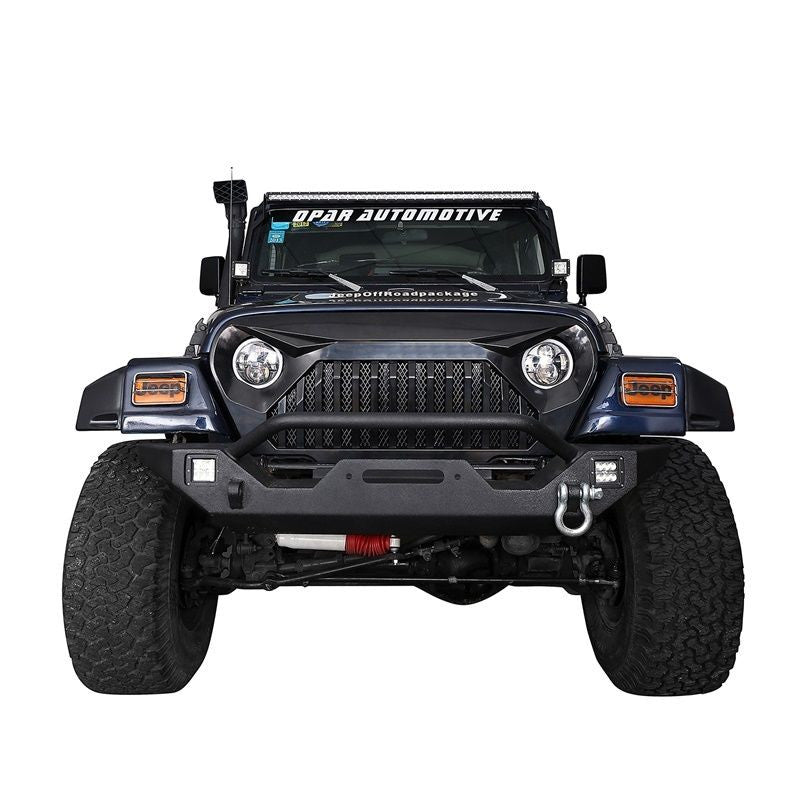 Mesh Angry Grille for Wrangler TJ 1997-2006 Grille