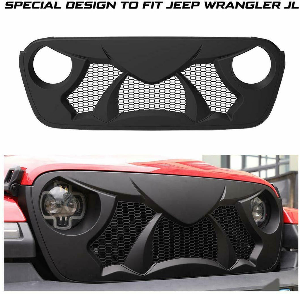 POWER Front Grille for Jeep Wrangler JL & Gladiator 2018+ Grille