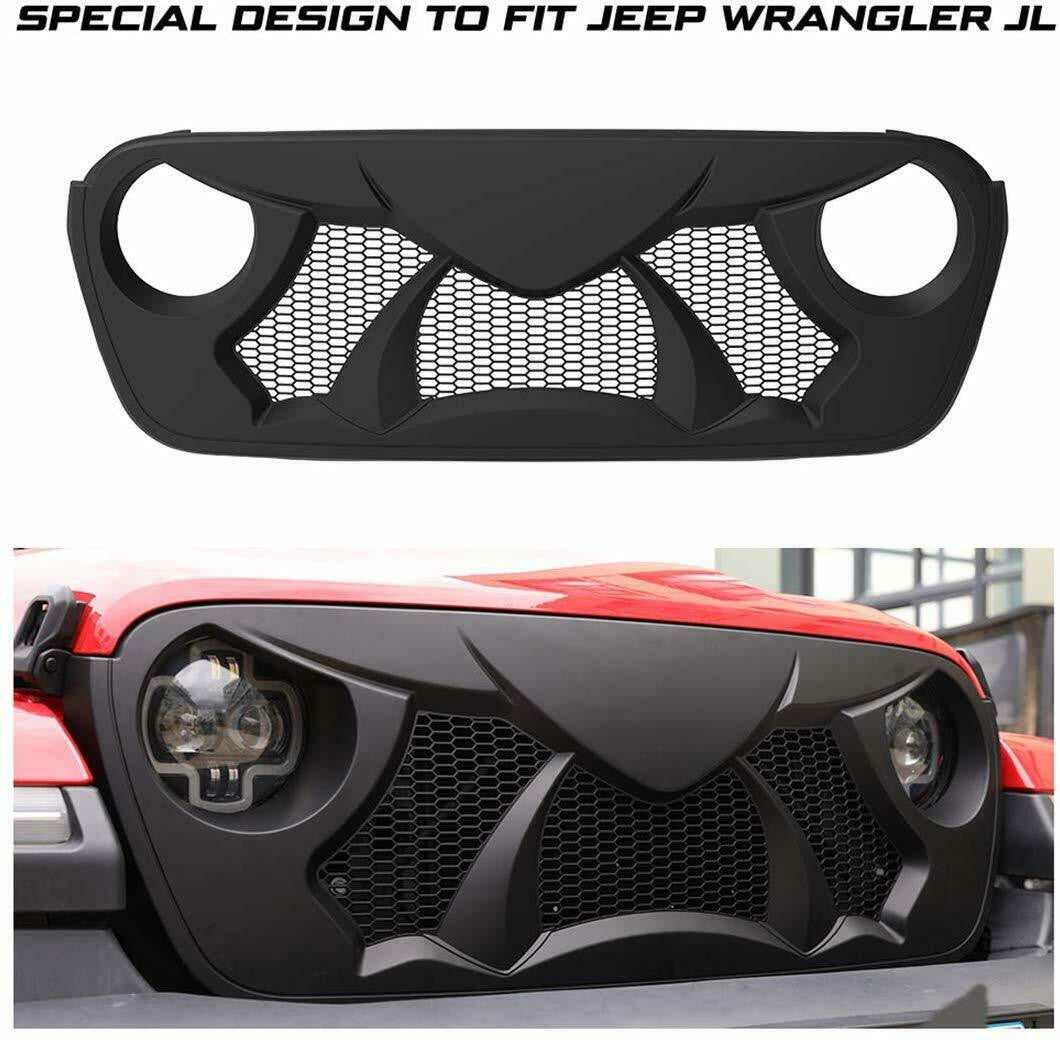 POWER Front Grille for Jeep Wrangler JL & Gladiator 2018+ Grille