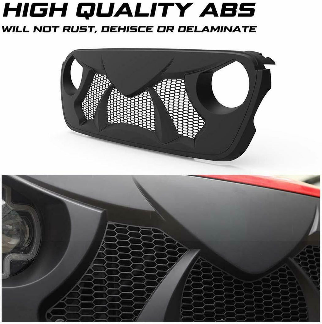 POWER Front Grille for Jeep Wrangler JL & Gladiator 2018+ Grille