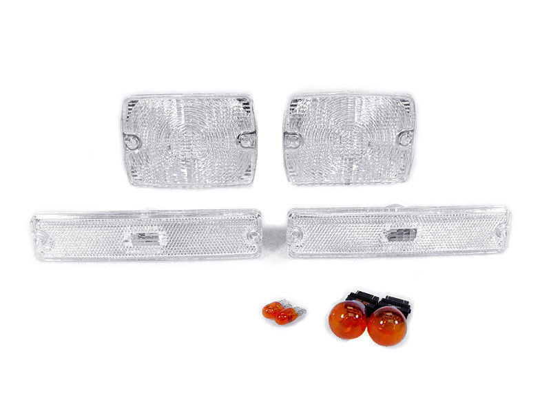 Clear 3pcs Light Set for Jeep Wrangler YJ 1987 - 1993 - GENSSI Lighting