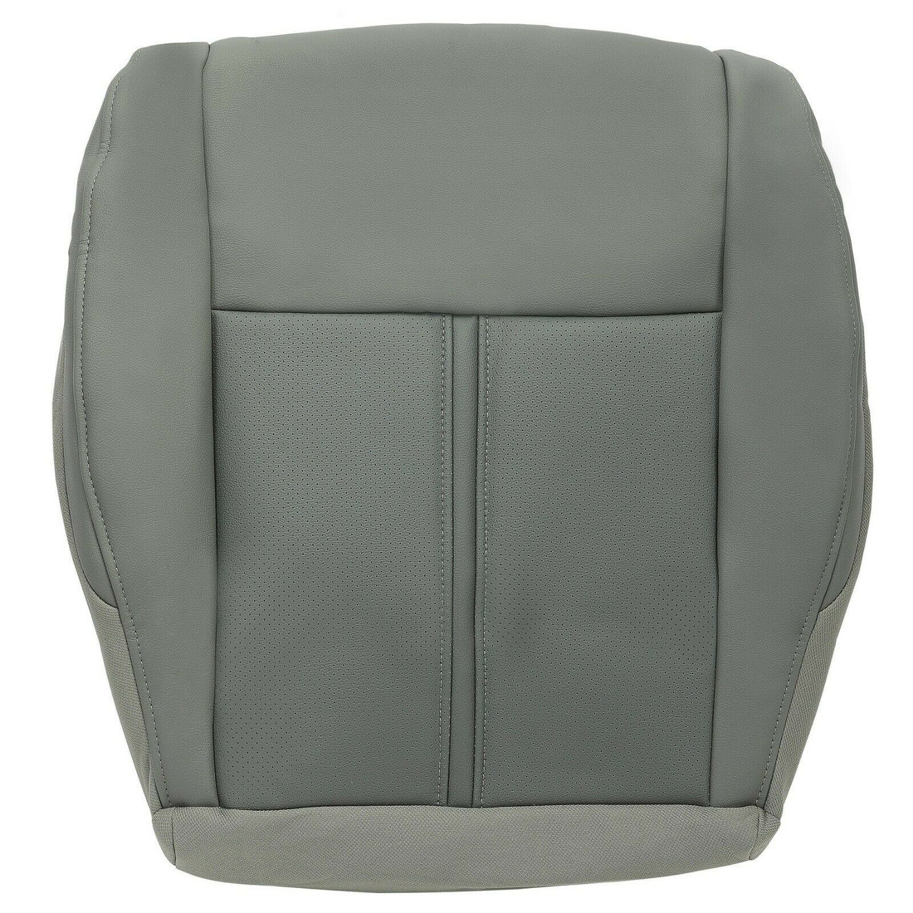 Front Seat Cushion Cover Driver Side For Jeep Grand Cherokee (2005 - 2007) 2 - Tone Gray - GENSSI Interior Part