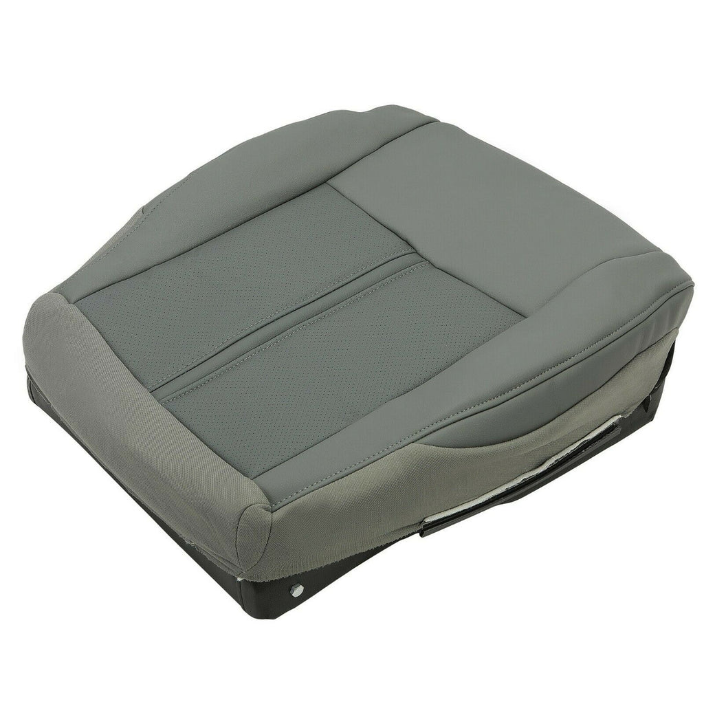 Front Seat Cushion Cover Driver Side For Jeep Grand Cherokee (2005 - 2007) 2 - Tone Gray - GENSSI Interior Part