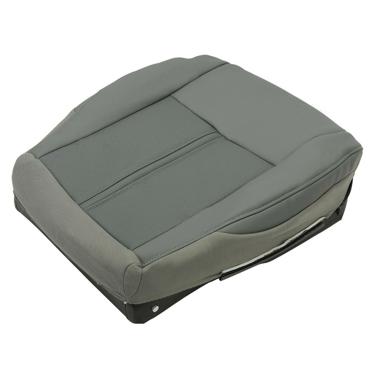 Front Seat Cushion Cover Driver Side For Jeep Grand Cherokee (2005 - 2007) 2 - Tone Gray - GENSSI Interior Part