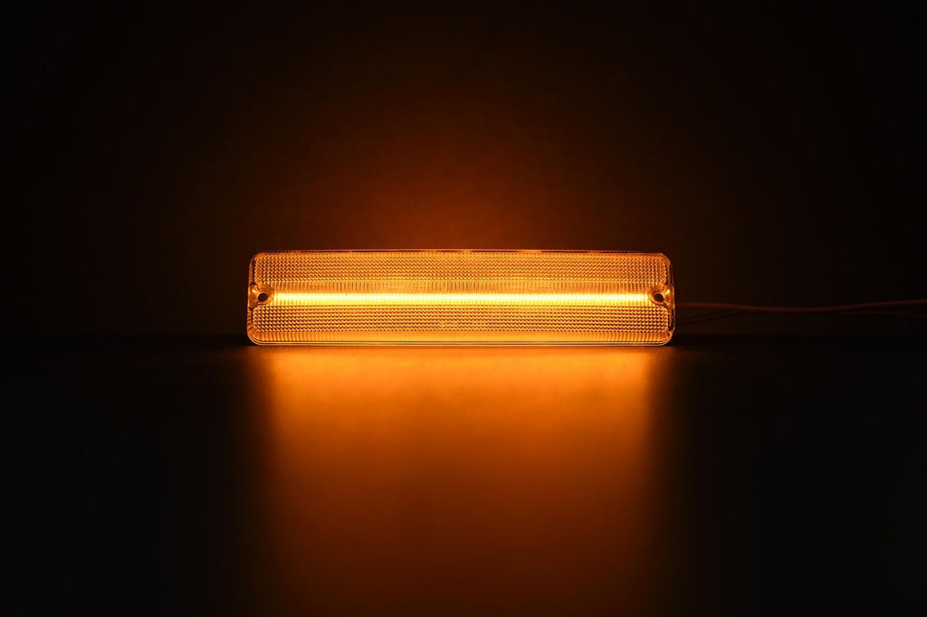 Clear LED Bumper Turn Signals and Side Markers Set for 1987-1995 Jeep Wrangler YJ Lighting