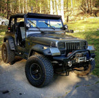 Clear LED Bumper Turn Signals and Side Markers Set for 1987 - 1995 Jeep Wrangler YJ - GENSSI Lighting