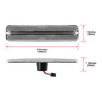 Clear LED Bumper Turn Signals and Side Markers Set for 1987 - 1995 Jeep Wrangler YJ - GENSSI Lighting