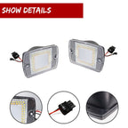 Clear LED Bumper Turn Signals and Side Markers Set for 1987 - 1995 Jeep Wrangler YJ - GENSSI Lighting