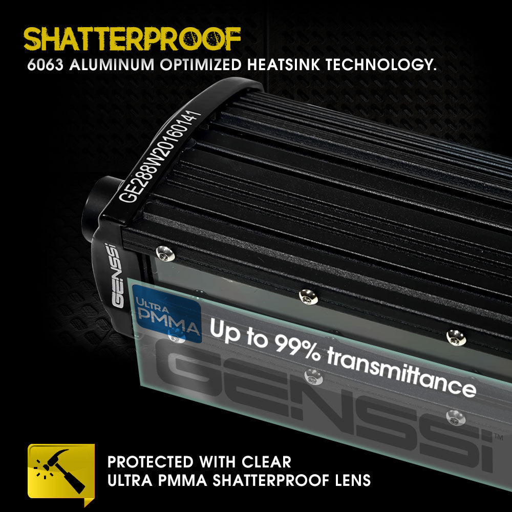 180W 32 Inches Black Spot/Flood Combo LED Light Bar Lighting