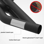 Running Boards Side Steps Rail Steps Rock Sliders for Jeep Wrangler JLU Tube 4dr 2018 - 2023 Tube Style - GENSSI Exterior Part