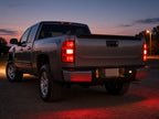 Chevy Silverado 1500 2500HD (2007-2013) with chrome halogen tail lights installed