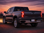 Chevy Silverado 1500 (2019-2026) with chrome LED tail lights installed