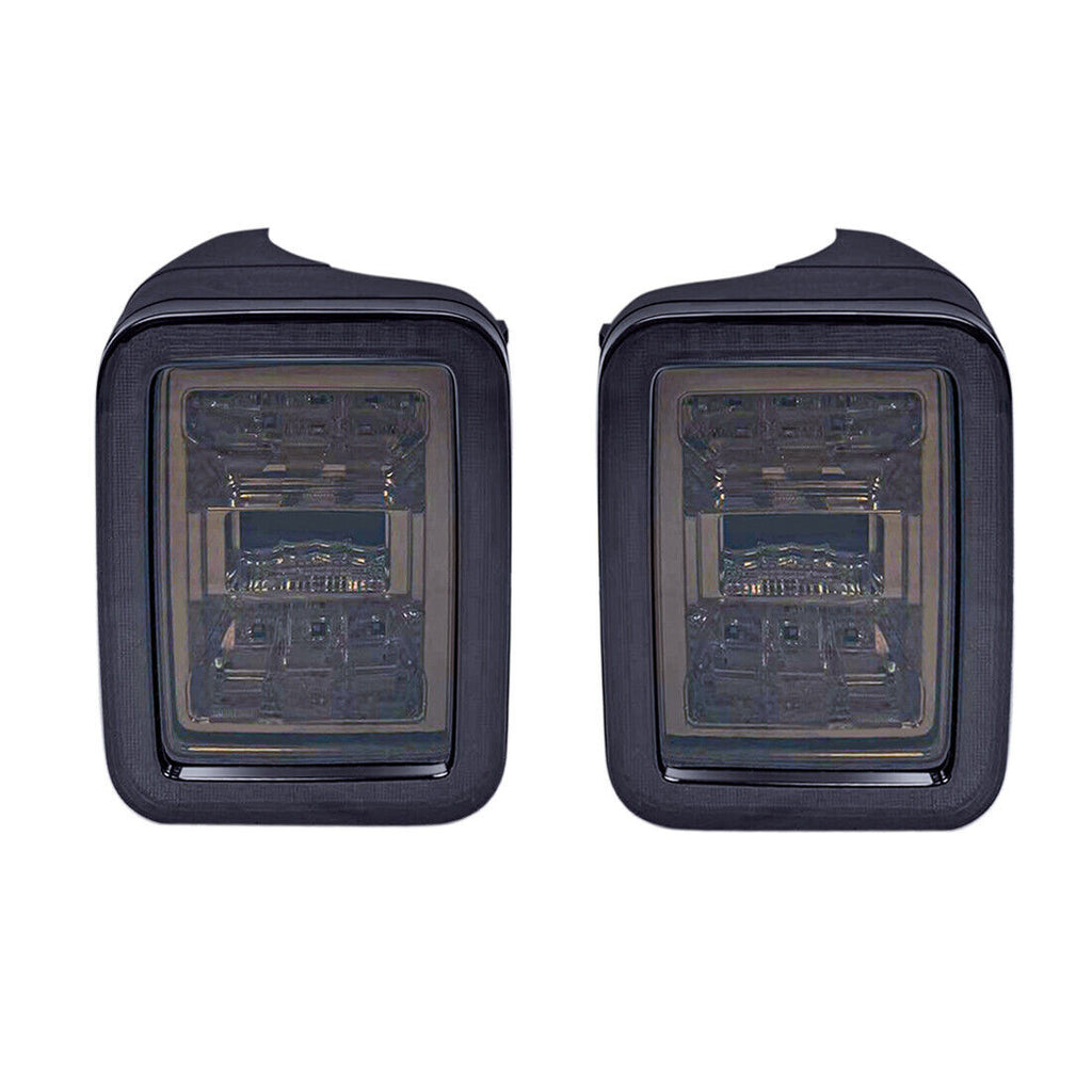 Smoked 2nd Gen LED Tail Lights Brake Turn Signal Reverse for Jeep Gladiator JT 2019-2023 Lighting