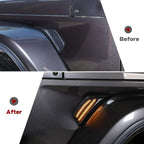 Smoked LED Front Fender Side Markers Turn Signal Lights for Jeep Wrangler JL JLU 2018+ - GENSSI Lighting