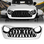 White Shark Grille for Jeep Wrangler JL JT 2018 - 2021 - GENSSI Grille